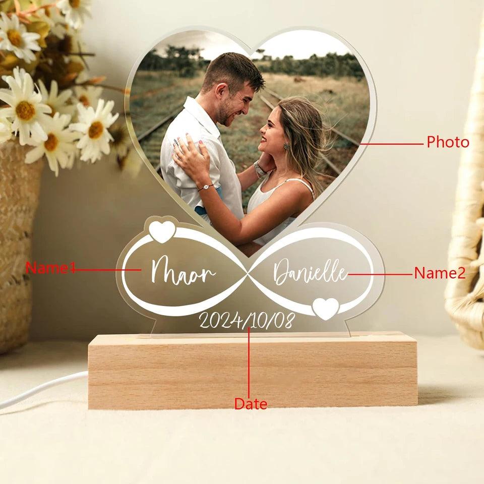 Forever Love Laser Plaque – Custom Anniversary Gift for Couples 2025