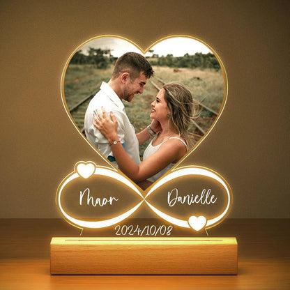 Forever Love Laser Plaque – Custom Anniversary Gift for Couples 2025