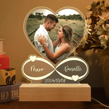 Forever Love Laser Plaque – Custom Anniversary Gift for Couples 2025