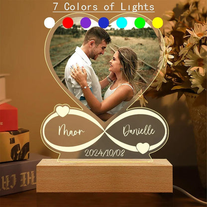 Forever Love Laser Plaque – Custom Anniversary Gift for Couples 2025