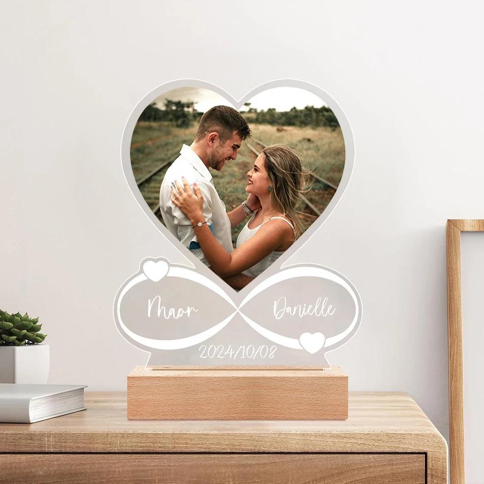 Forever Love Laser Plaque – Custom Anniversary Gift for Couples 2025