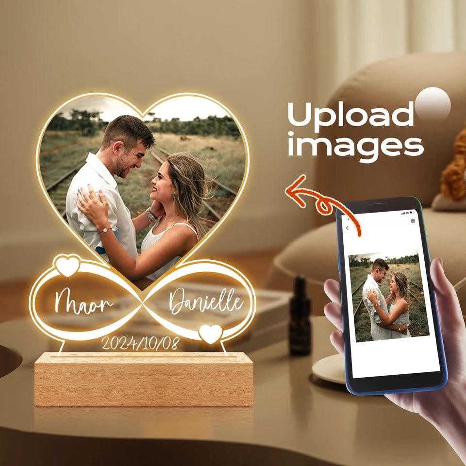 Forever Love Laser Plaque – Custom Anniversary Gift for Couples 2025